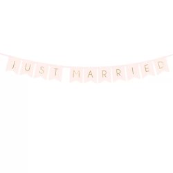 Just Married, light pink, 15x155 cm