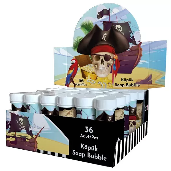 Kalóz mintás buborékfújó 60 ml