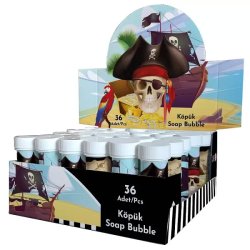 Kalóz mintás buborékfújó 60 ml