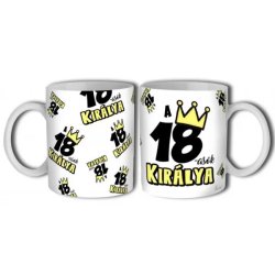 Kerámia bögre 18. születésnapra, férfiaknak