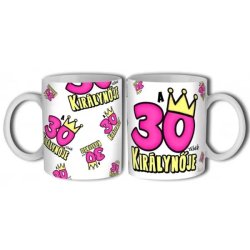 Kerámia bögre 30. születésnapra, nőknek