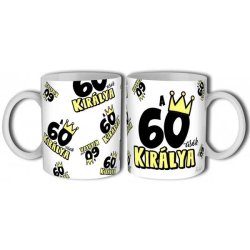 Kerámia bögre 60. születésnapra, férfiaknak