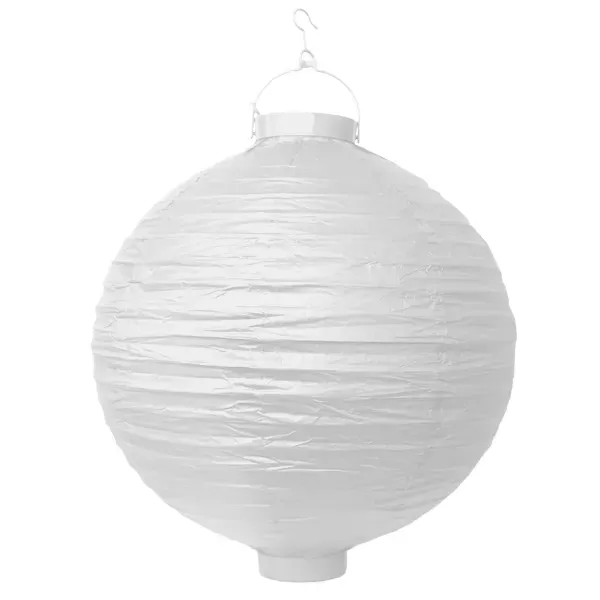 Kerti papír lampion, fehér, 30 cm