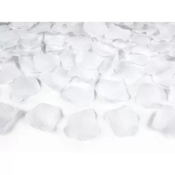 Konfetti kilövő ágyú, 40 cm, szirom, fehér