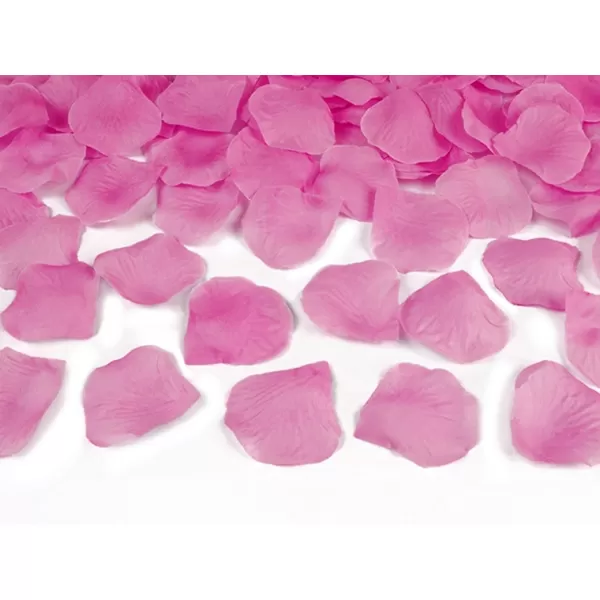 Konfetti kilövő ágyú, 40 cm, szirom, pink