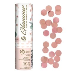 Konfetti kilövő, rose-gold, 15cm