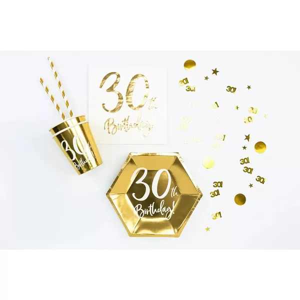 Konfetti, 30-as, arany, 15 g/csomag