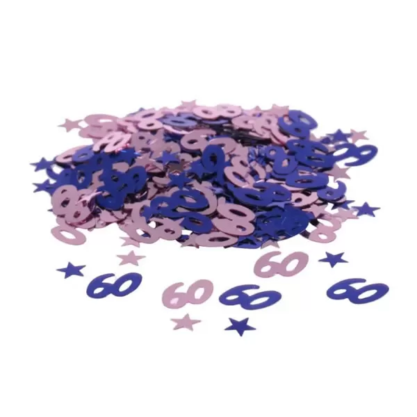Konfetti, metál kék, 60-es, 14 gr/csomag