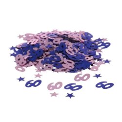 Konfetti, metál kék, 60-es, 14 gr/csomag