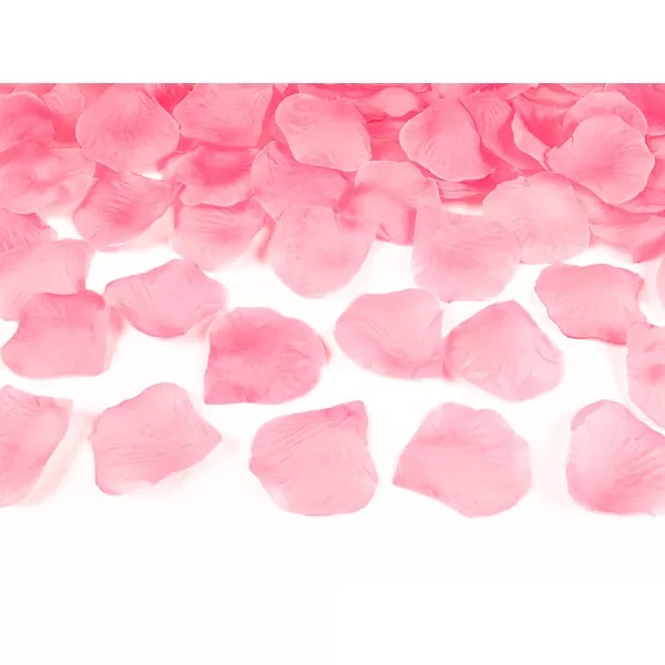 Konfetti, rózsaszirom, papírból, light pink, 500 db/csomag