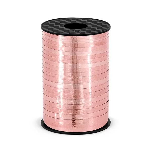Kötöző szalag, rosegold, 225m*5mm