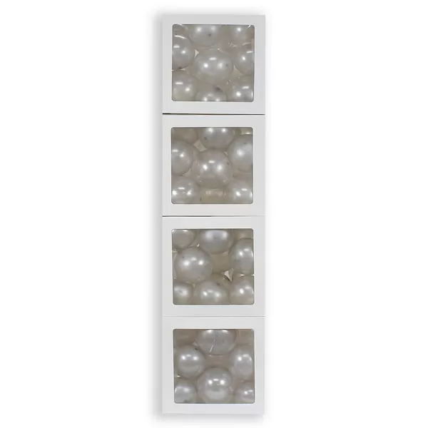 Léggömb dobozok, 4 darab, 140 cm