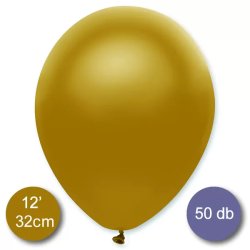Lufi (metál) arany, 32cm, 50 db/cs