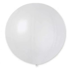 Lufi (metál) fehér, 65 cm, 1 db