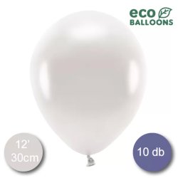 Lufi (metál), gyöngyház, 30cm, 10 db/cs