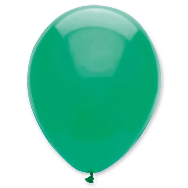 Lufi, latex, d30 50 db,  smaragd zöld (G125)