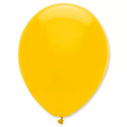 Lufi, latex, d30 50 db, Sárga (G-104)