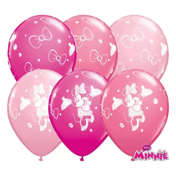 Lufi, Minnie, színes pink, 5 db/cs