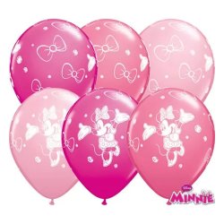 Lufi, Minnie, színes pink, 5 db/cs
