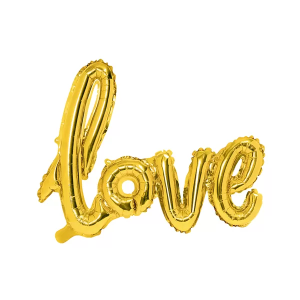 Lufi,LOVE felirat - arany