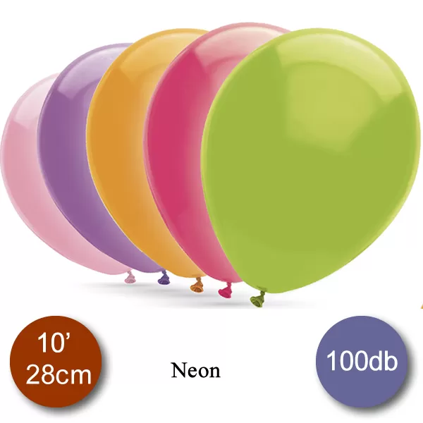 Neon lufi vegyes d28 100 darab