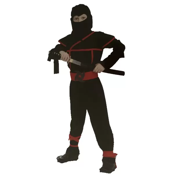 Ninja gyermek jelmez,  M (110-120cm)