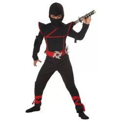 Ninja gyermek jelmez,  M (110-120cm)