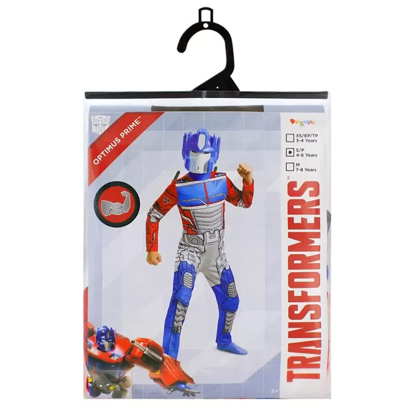 Optimus gyermek jelmez, S méret, 7-8 éveseknek
