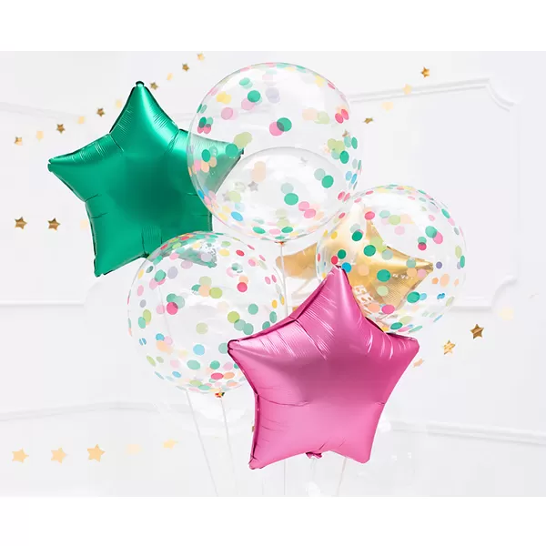 Orbz lufi szines konfetti mintával, 40 cm