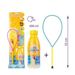 Óriás buborék készítő pálca és 400 ml folyadék