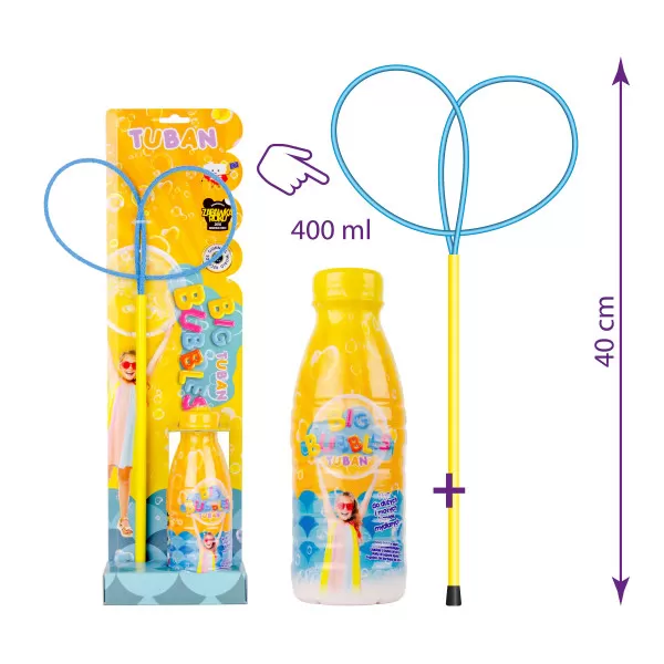 Óriás pillangó buborék készítő és 400 ml folyadék