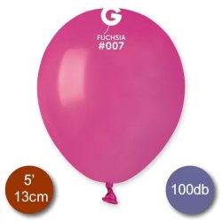 Pasztel,  fuxia, 100 db GÖMB, d13cm (A50/07)