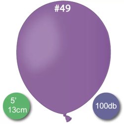 Pasztel,  levendula, lufi, 100 db GÖMB, d13cm (A50)