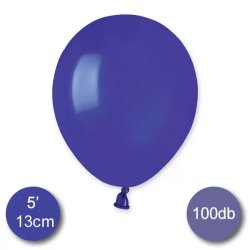 Pasztel,  navy blue, 100 db GÖMB, d13 cm