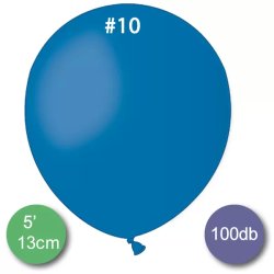 Pasztel, kék lufi, 100 db GÖMB, d13cm