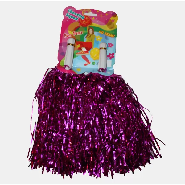 Pom-pom fényes, magenta