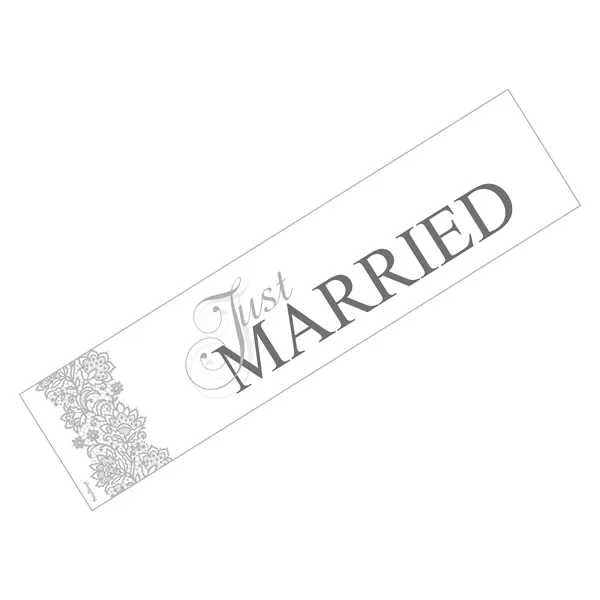Rendszámtábla, Just married