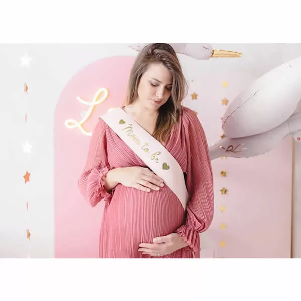 Vállszalag, Mom to be, pink
