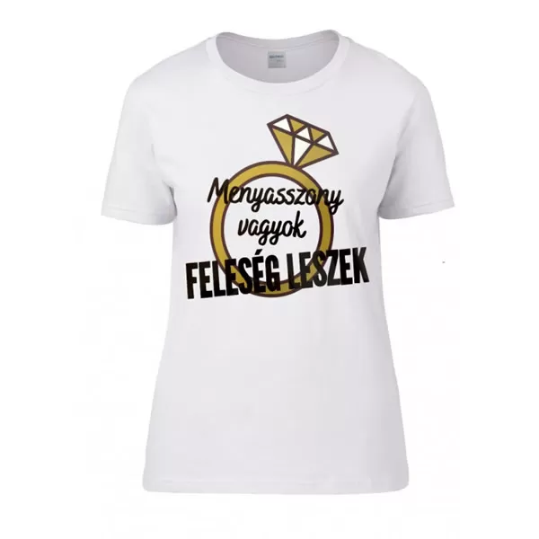 Vasalható matrica, Feleség leszek felírat