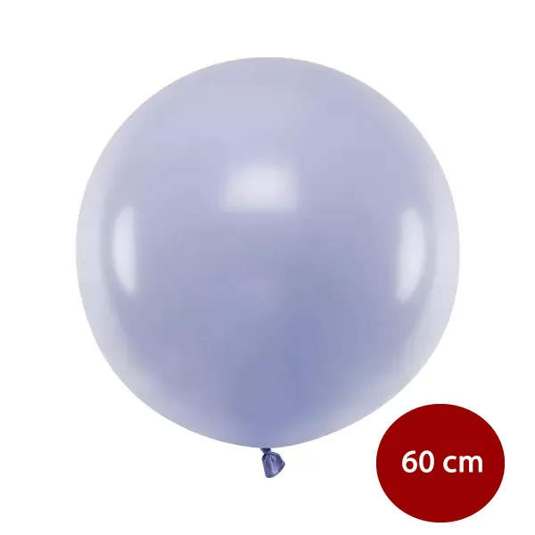 Világos lila lufi,  60 cm / 1 db