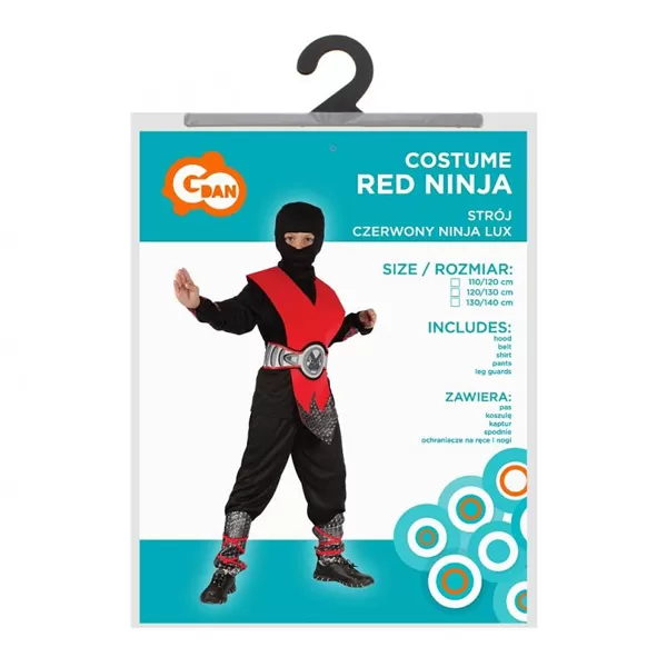 Vörös ninja jelmez, 110/120