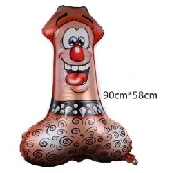 Willy fólia lufi, 90 cm, csomagolt